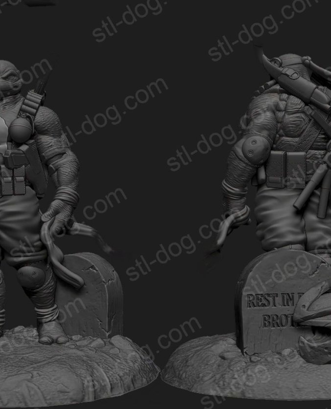 忍者神龟(Turtle Punisher) 3D打印图纸